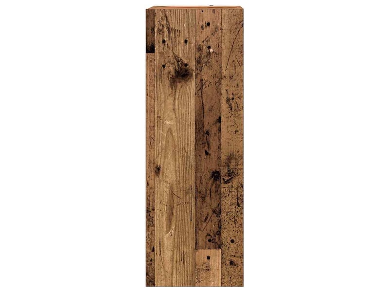  Lot de 3 meuble tv mural, meuble tv suspendu vieux bois bois d'ingénierie shl59681  - Conforama E