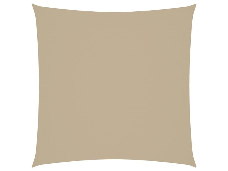  Voile de parasol - voile d'ombrage tissu oxford carré 4,5x4,5 m beige  - Conforama A