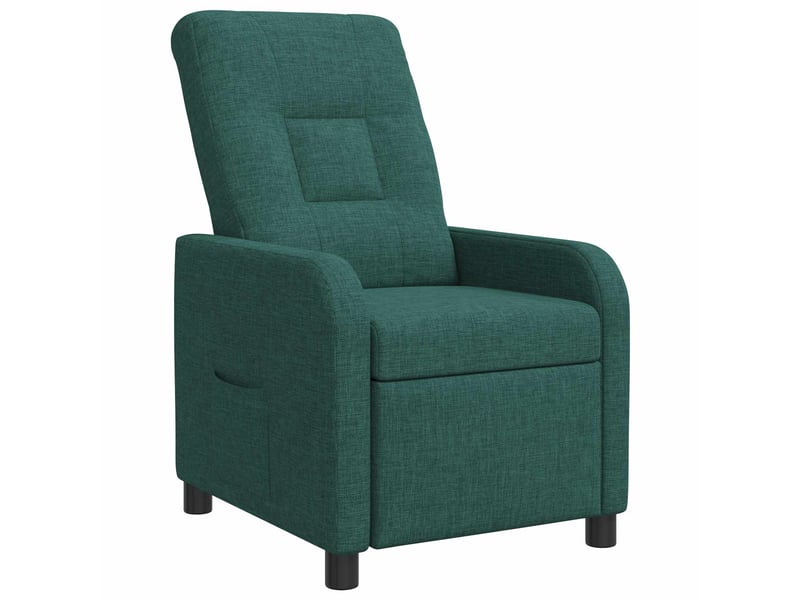  Vidaxl fauteuil inclinable vert foncé tissu  - Conforama D