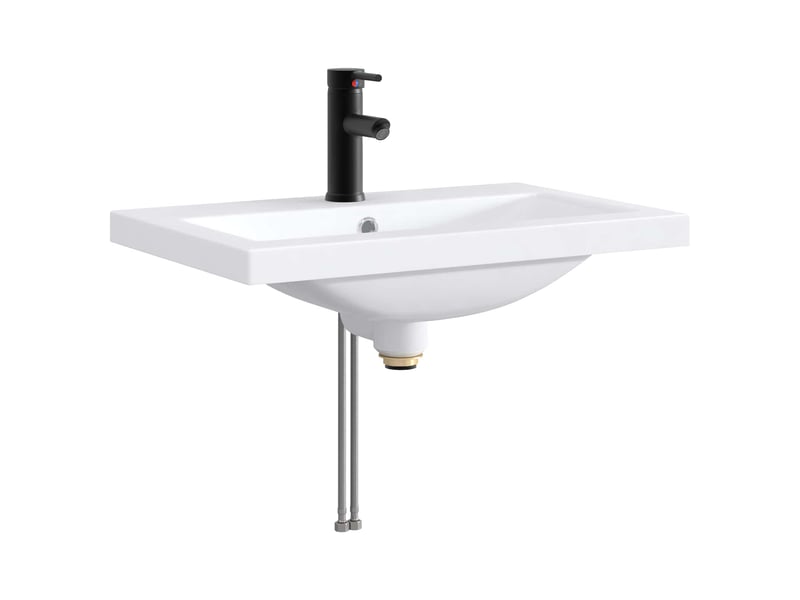  Ensemble de mobilier de salle de bain bois ancien shl9768  - Conforama E