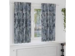 Lot de 2 rideaux en velours, rideaux de fenêtre gris argenté 175 x 140 cm velours cf44217