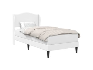 Lit simple 100x200 cm    coloris blanc