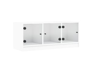Meuble tv coloris blanc 102 cm <strong></strong>  <strong></strong>