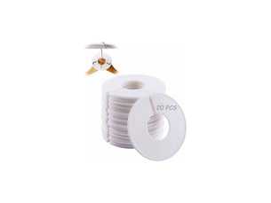 Séparateurs de porte-vêtements rond 20 pièces cintres de diviseur de support séparateur de cintres de garde-robe diviseur de garde-robe de placard pour vêtements de distinction de taille de vêtements,