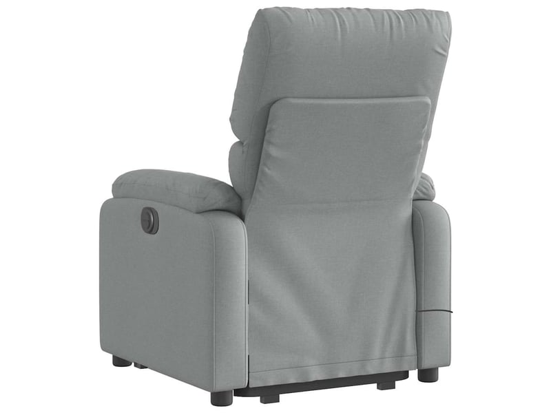  Fauteuil de massage inclinable, fauteuil relax gris clair tissu shl29384  - Conforama E