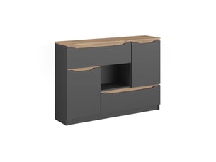 Commode 1 tiroir(s) <strong>VICCO</strong> <strong></strong> coloris gris largeur 120 cm