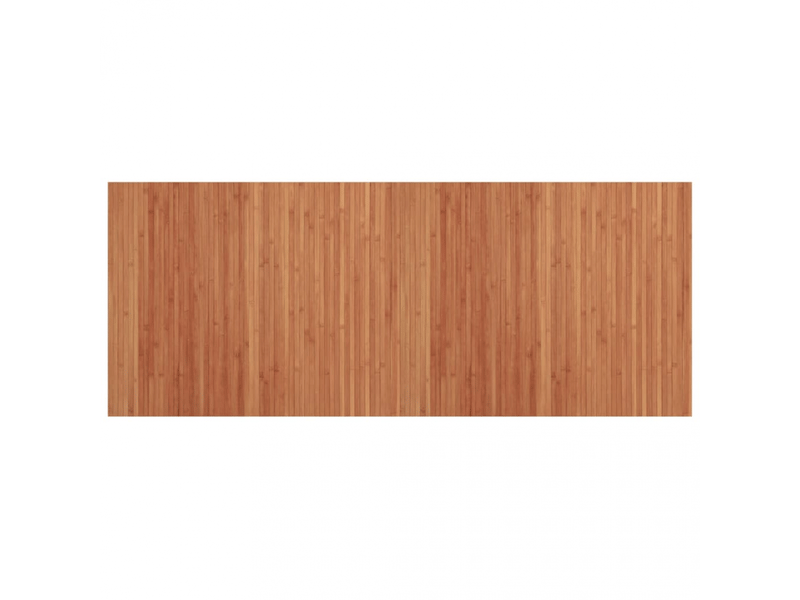  Tapis rectangulaire en bambou marron 80x200 cm - comfortxl 376776 - Conforama A