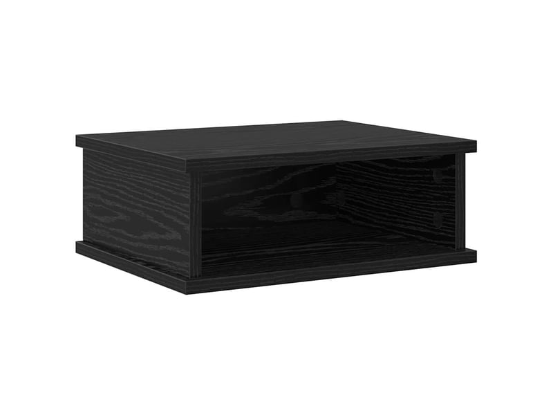  Table de chevet - cabinet de chevet - table de nuit 2 pc chêne noir 40 x 31 x 15 cm  - Conforama D
