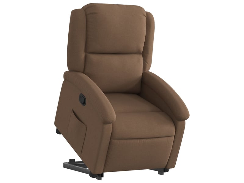  Fauteuil inclinable, fauteuil relax marron tissu shl24380  - Conforama C