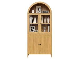 Buffet 4 porte(s) 0 tiroir(s) DESVIAE - 78 cm coloris naturel