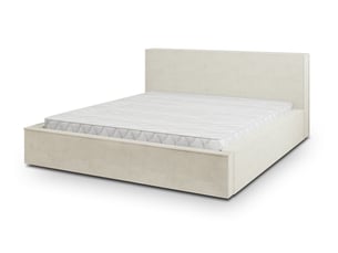 Lit coffre 160x200 cm <strong>MASSENO</strong> <strong></strong> coloris beige