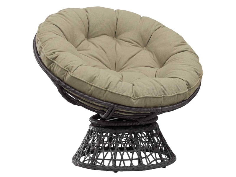  Coussin de chaise suspendue, coussin d'assise vianen 100 % polyester vert clair cf54303  - Conforama C