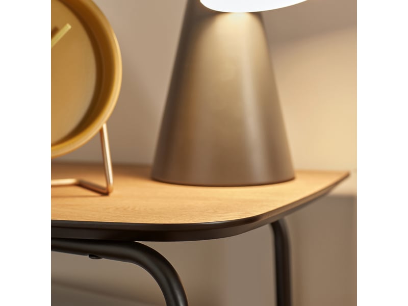 Console LOMOCO KYOTO coloris noir et bois - Conforama S