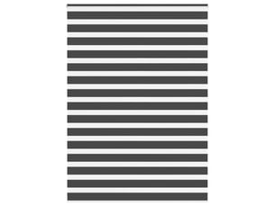 Store zèbre, store de fenêtre noir 160x200 cm largeur du tissu 155,9 cm polyester cf48899