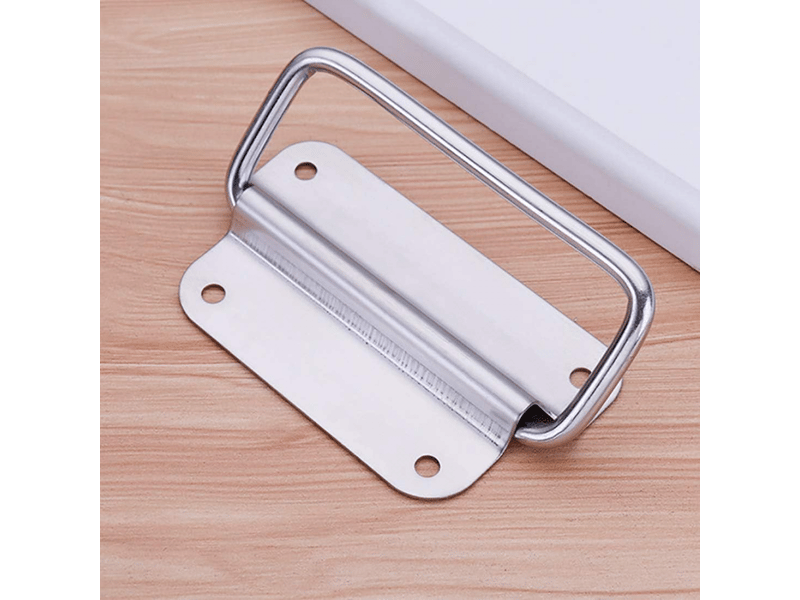  Poignées pliables en acier inoxydable, tireur de porte en métal, pour boîte à outils et porte d'armoire (4 pièces)  - Conforama D