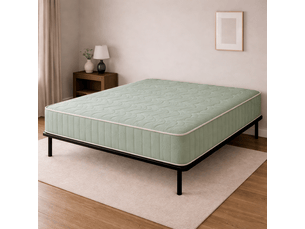 Ensemble matelas et sommier 160x200 cm Mousse <strong>KING OF DREAMS</strong> soutien Ferme épaisseur 19 cm