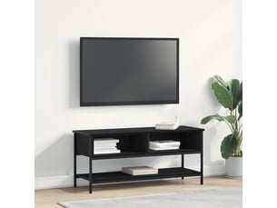 Meuble tv coloris noir 100 cm <strong></strong>  <strong></strong>