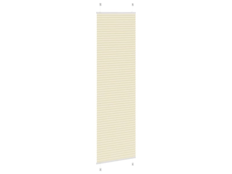  Store plissé, store de fenêtre crème 65x200 cm largeur du tissu 64,4 cm polyester cf46849  - Conforama D