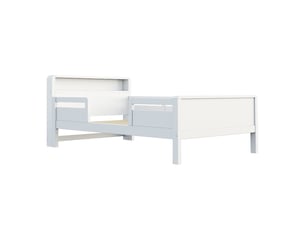 Lit simple 90x200 cm    coloris blanc