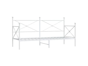 Lit simple 90x200 cm    coloris blanc
