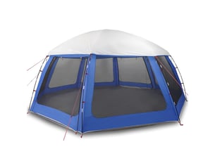 Tente de piscine moustiquaire amovible parois maille bleu azur shl98194