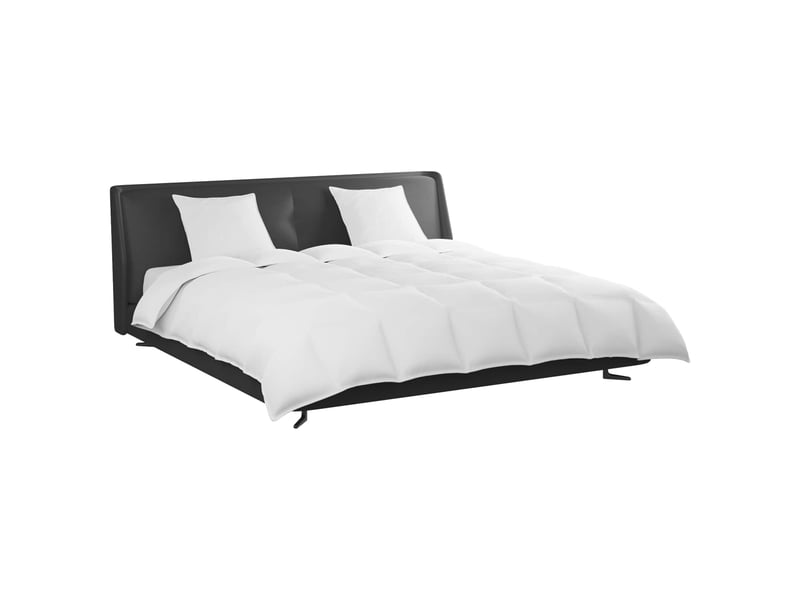  Ensemble de duvet avec oreiller 3 pièces - couette blanc plume de canard  - Conforama C