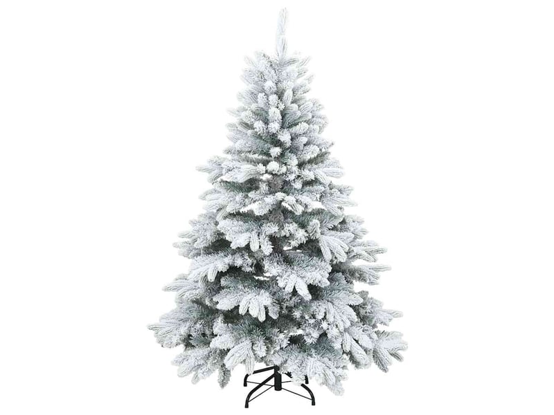  Sapin de noël artificiel, arbre de noël avec 150 led blanc 120 cm pe et pvc shl4551  - Conforama E
