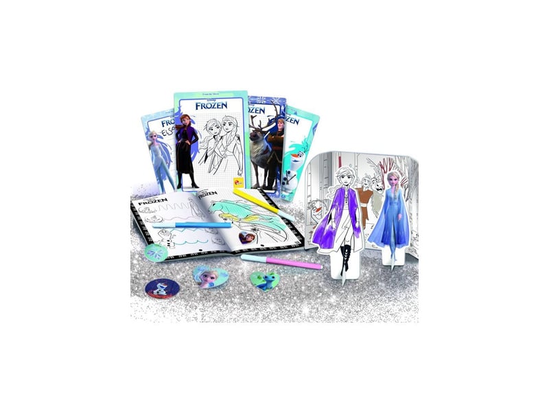  Sac a dos ecole dessin et coloriage nomade frozen avec crayons et pochoirs LIS1695897366952 - Conforama B