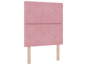 Tete de lit A poser largeur 80 cm   rose