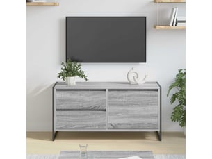 Meuble tv coloris gris 100 cm <strong></strong>  <strong></strong>