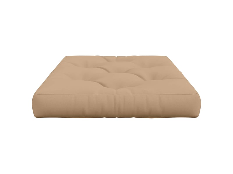 Coussin de siège en palette, coussin d'assise vianen 100 % polyester sable cf55897 - Conforama C