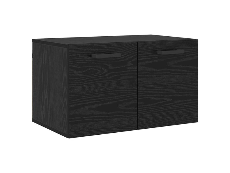  Armoire murale salon, meuble de rangement 60 x 36,5 x 35 cm bois d'ingénierie chêne noir  - Conforama A