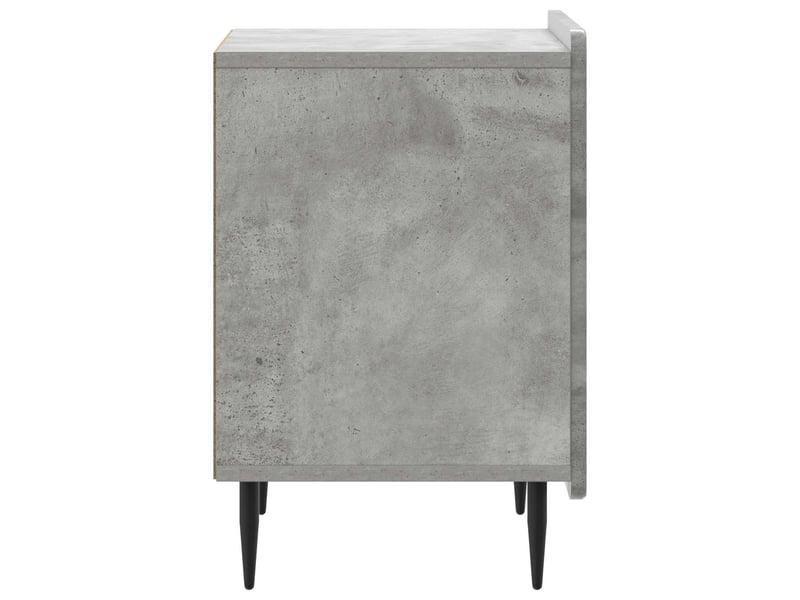 Table de chevet - cabinet de chevet - table de nuit gris béton 43 x 34,5 x 52 cm - Conforama E