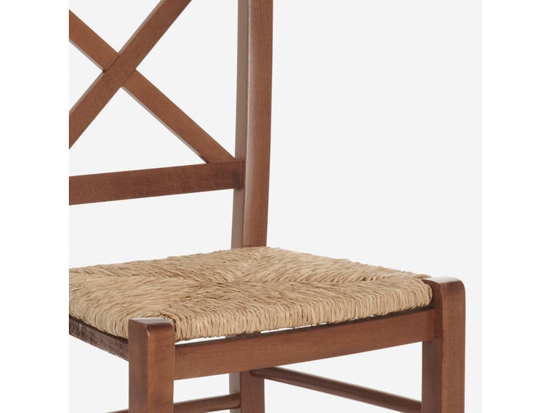 Chaise classique siège en paille salle à manger trattoria venezia croce paglia AHD Amazing Home Design - Conforama E