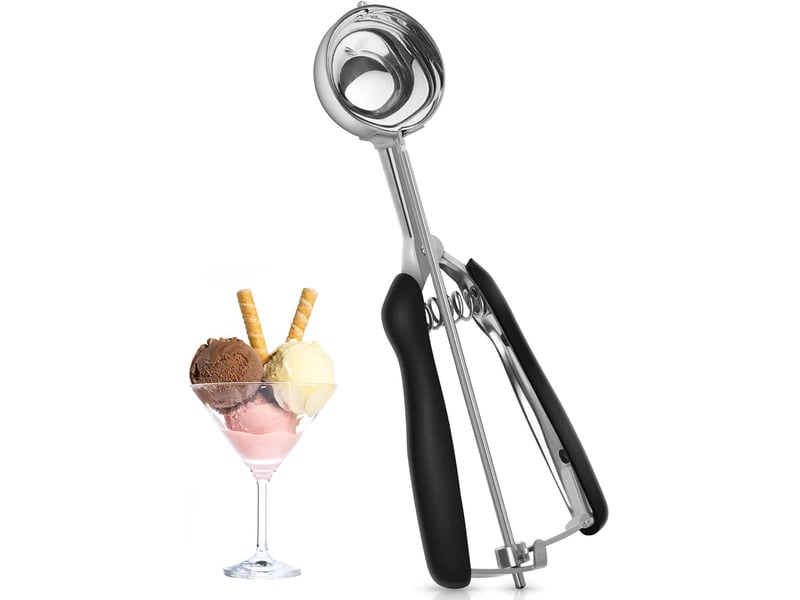 Cuillère à crème glacée en acier inoxydable 304, cuillere a glace, cuillère à cupcake, cuillère à muffins, cuillère à biscuits - Conforama A