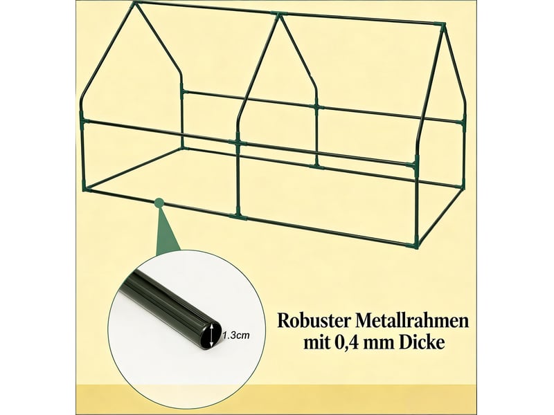  Mini-serre de jardin robuste pour plantes, serre extérieure compacte  - Conforama D