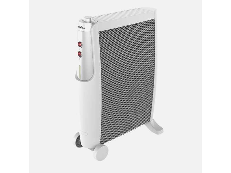  Fabrilamp imperial radiateur mica 2000 w 2 éléments blanc et argent 226722074 - Conforama C