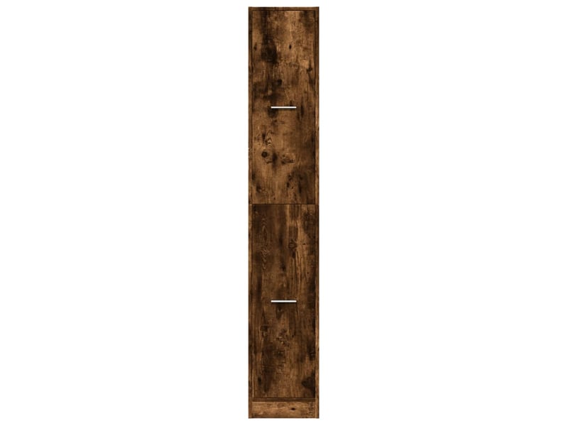  Meuble de rangement, armoire d'apothicaire chêne fumé 30x41x174,5 cm bois ingénierie  - Conforama E