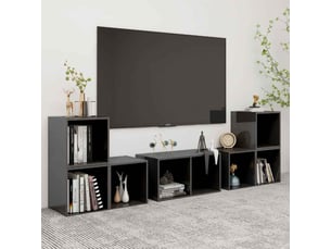 Meuble tv coloris gris  <strong></strong>  <strong></strong>