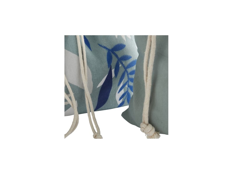 Lot 3 pochons june en tissu vert sauge 50274 - Conforama D