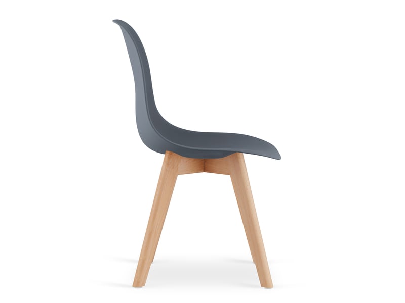 Family chaise kito - ardoise foncée x 2  - Conforama D