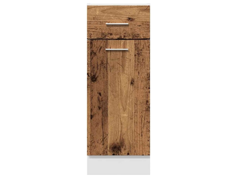 Armoire de cuisine, armoire à tiroirs lyon bois ancien 30x46x81,5cm bois d'ingénierie - Conforama D