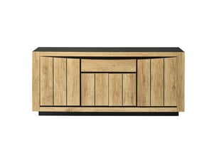 Buffet 4 porte(s)  1 tiroir(s) <strong></strong> <strong></strong> - 140 cm coloris marron 