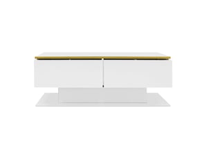 Table basse rectangulaire coloris bicolore BEAUNIV  - 50 cmx100 cm