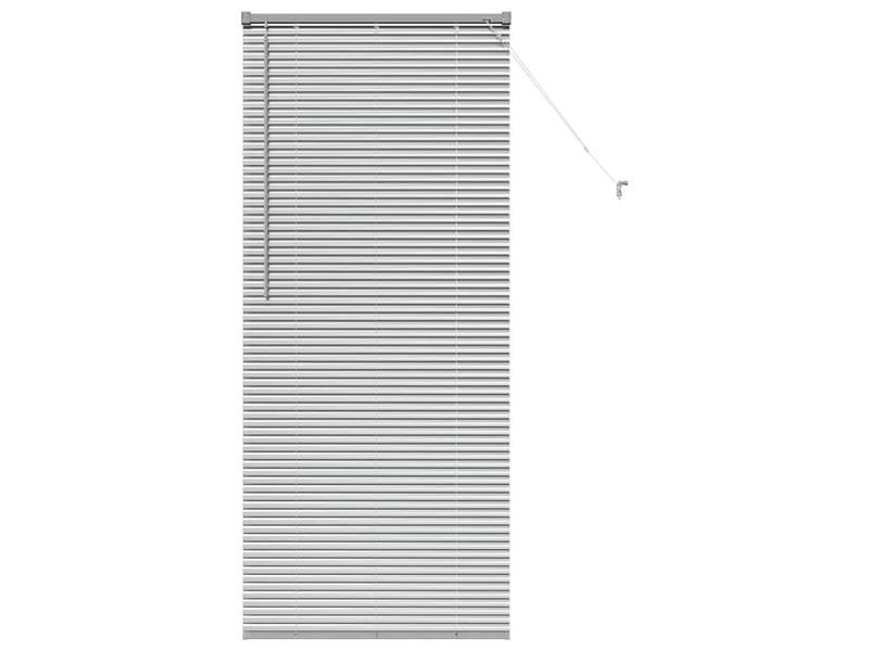 Store vénitien, store de fenêtre argenté 175 x 80 cm 25 mm aluminium cf47581 - Conforama A