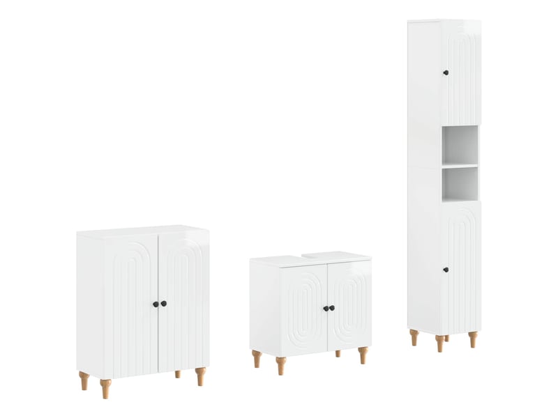 Ensemble de meuble de salle de bain 3 pièces alkmaar cf63275 - Conforama A