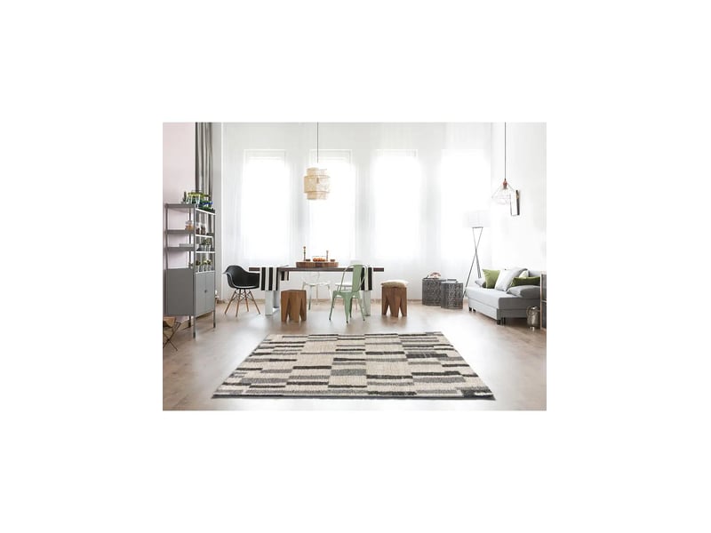  Tapis atticgo enya rectangulaire ethnique, coloris plata enya8733 - Conforama D