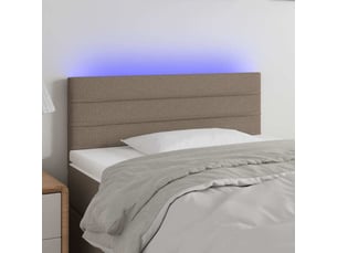 Tete de lit A poser largeur 100 cm   taupe