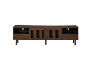 Meuble tv coloris bois foncé 180 cm ARVELLA