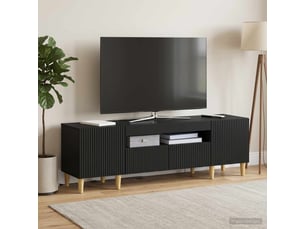 Meuble tv coloris noir 1 cm <strong></strong>  <strong></strong>